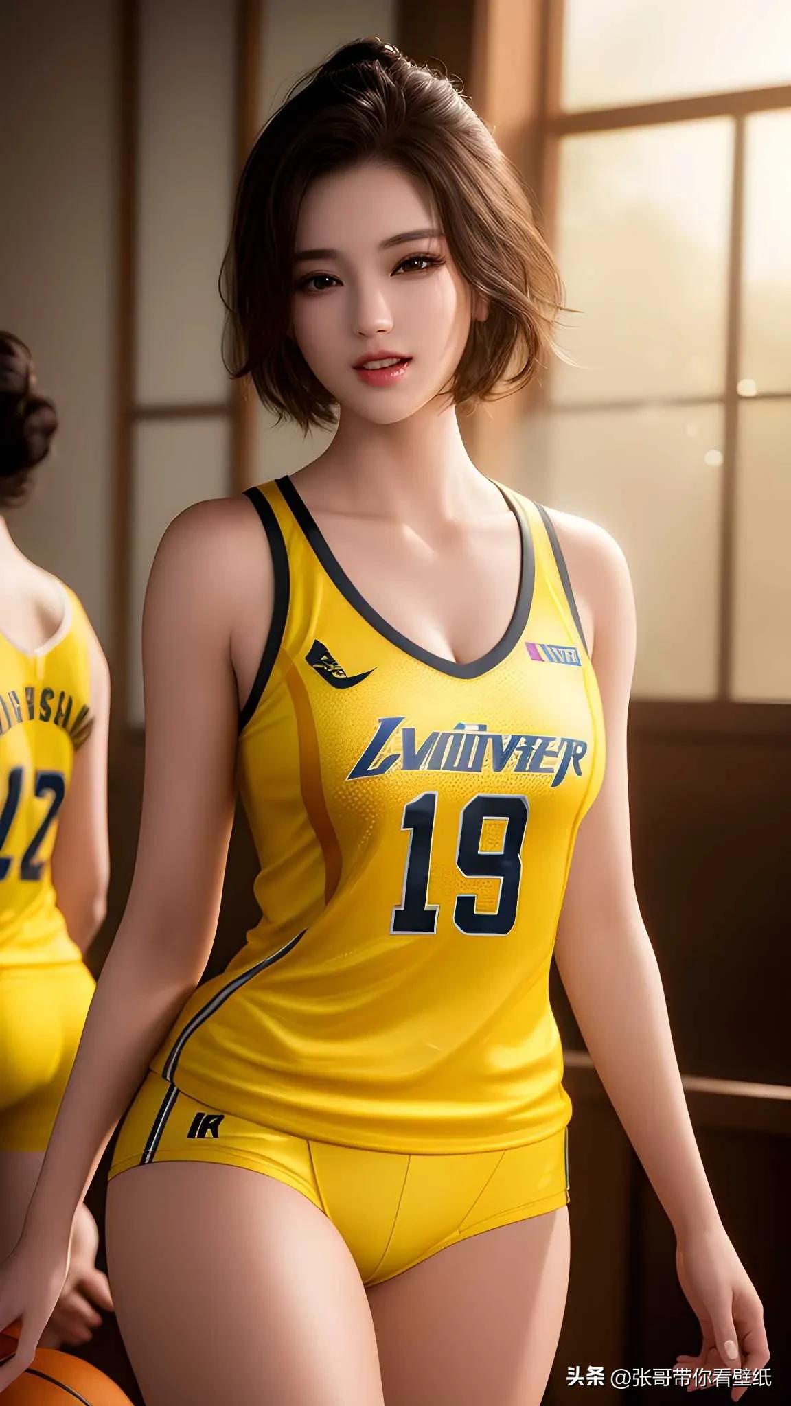 ai绘画篮球女孩,ai绘画篮球队