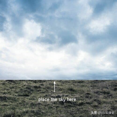 在Photoshop中创建带有月亮的树的超现实图稿，VV云课堂教程