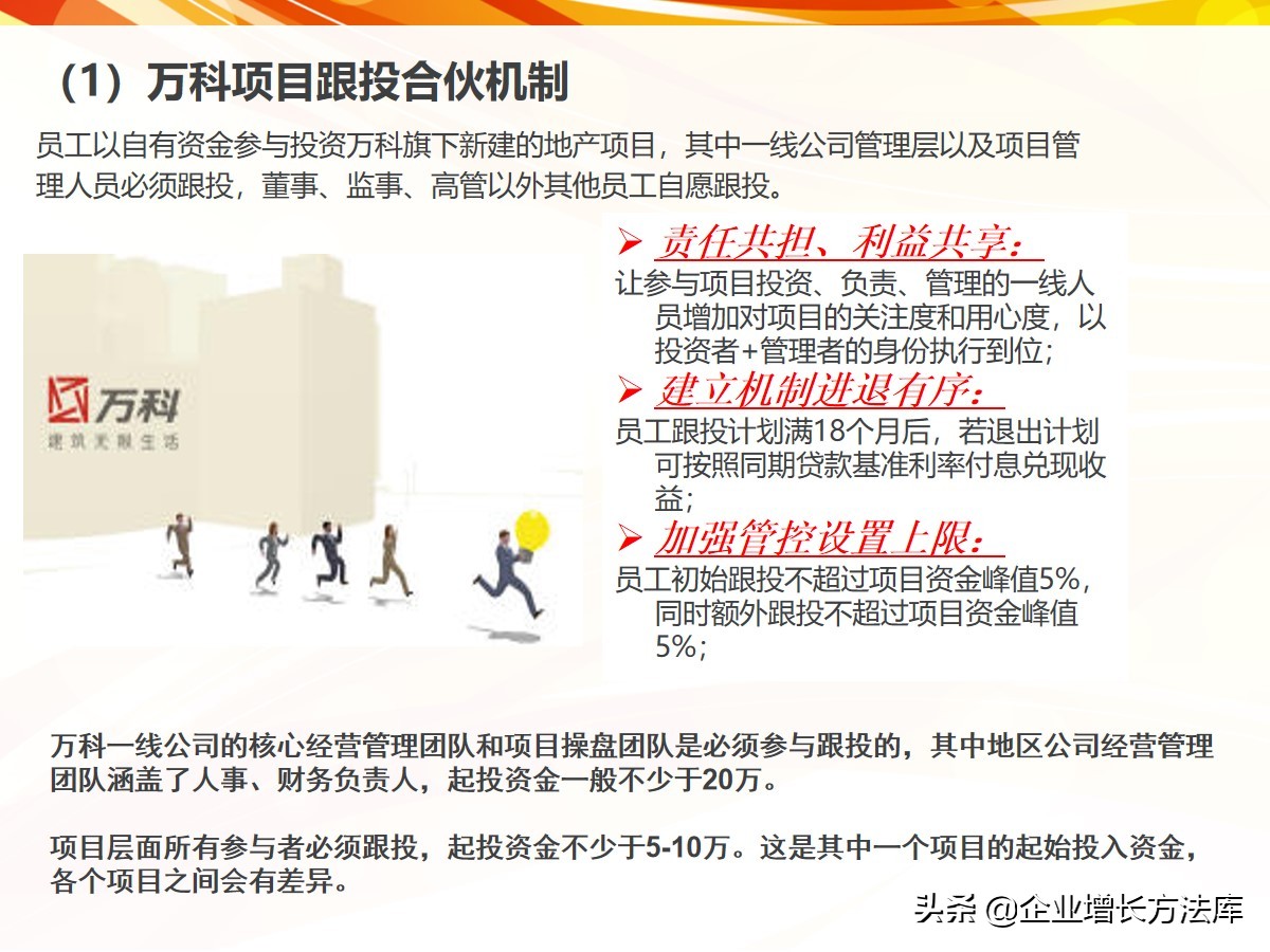 项目合伙人模式利润分配案例,事业合伙人模式案例