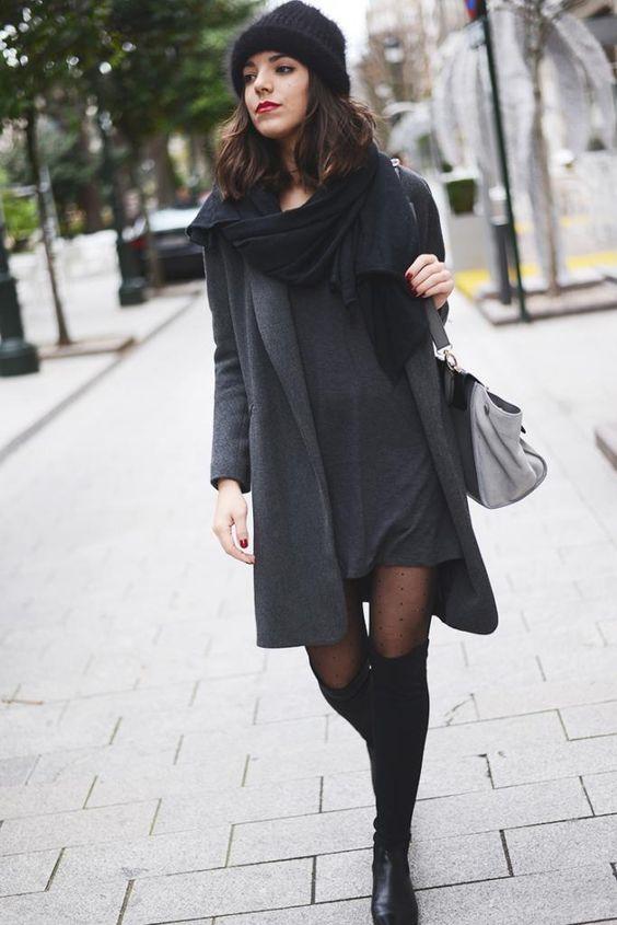 这才是黑丝的正确打开方式，既不俗气又不显土，普通女孩值得借鉴