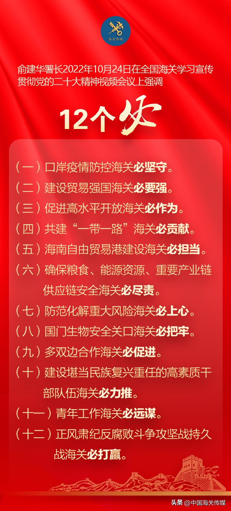 海关如何落实党的二十大精神,海关以实际行动践行党的二十大