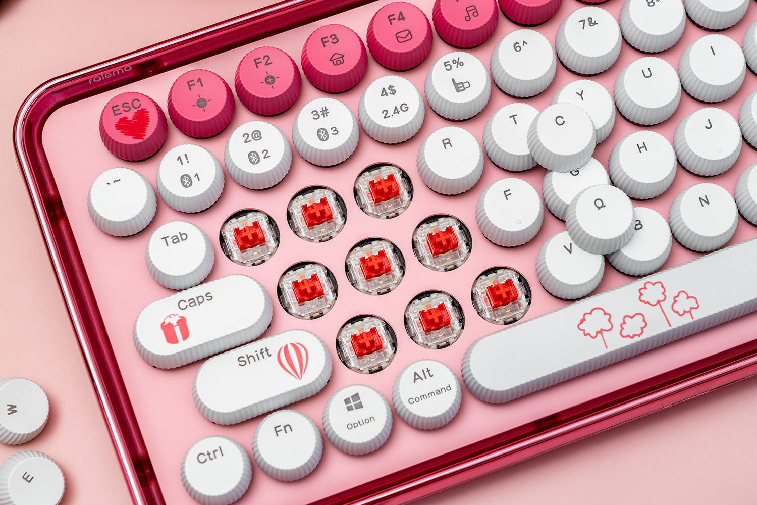 雷柏ralemopre5新春版机械键盘,雷柏ralemopre5圣诞定制版