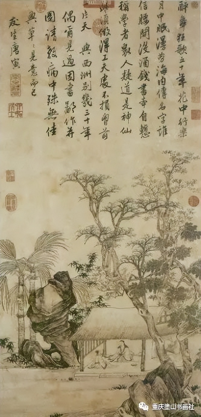 唐伯虎的茶画,唐伯虎的画有多少真迹