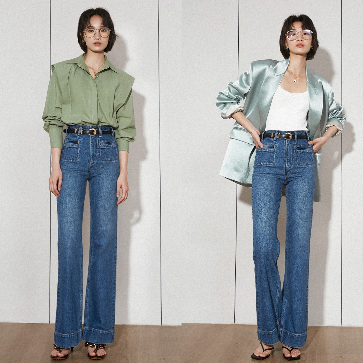 小个子胯宽没屁股适合穿的裤子,大腿粗假胯宽穿什么裤子才能瘦