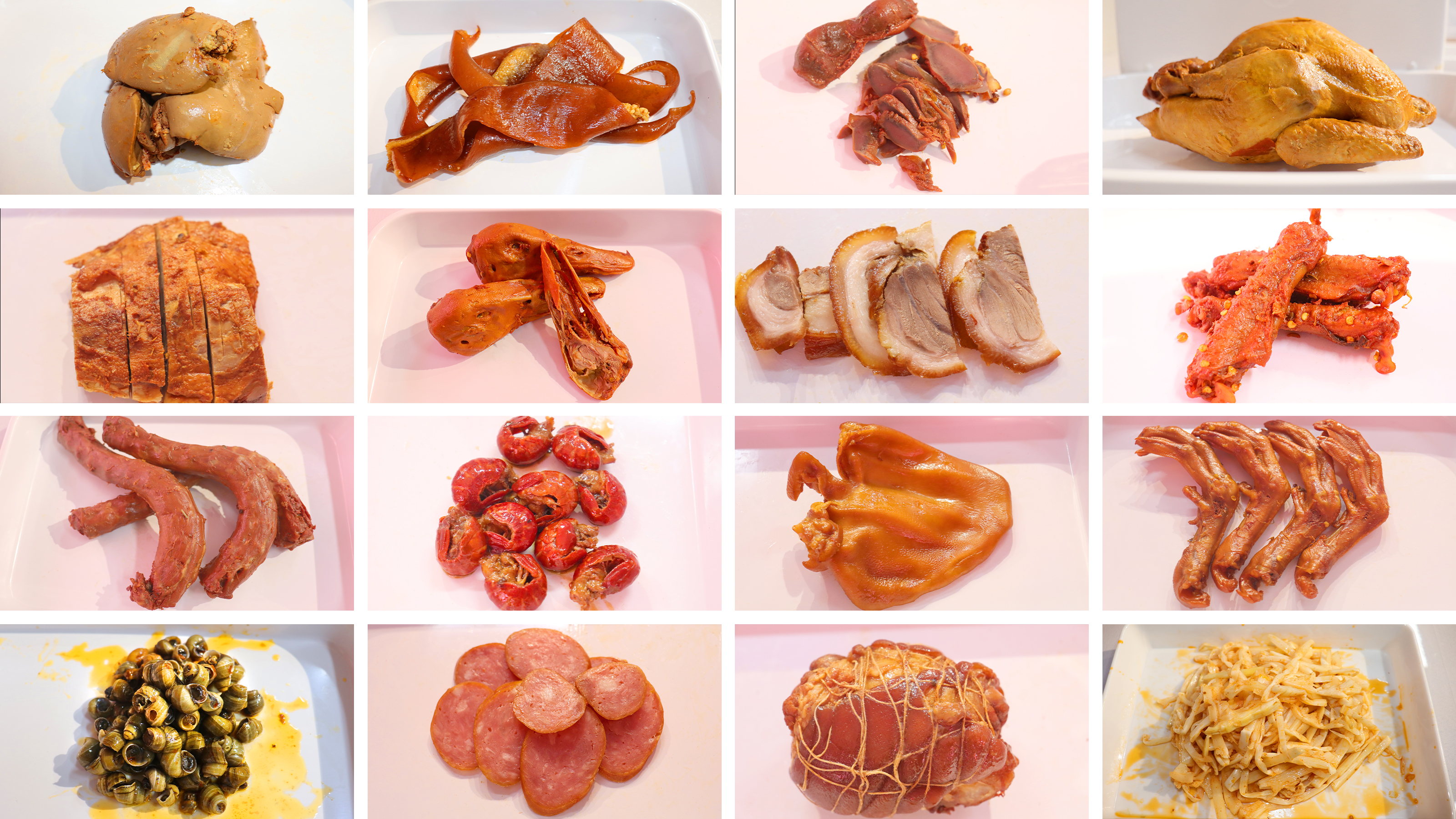 大口味鸭霸王卤菜,卤菜有哪几种口味