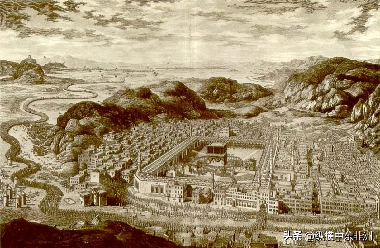 麦加天房黑石是陨石吗,麦加天房里的陨石特写