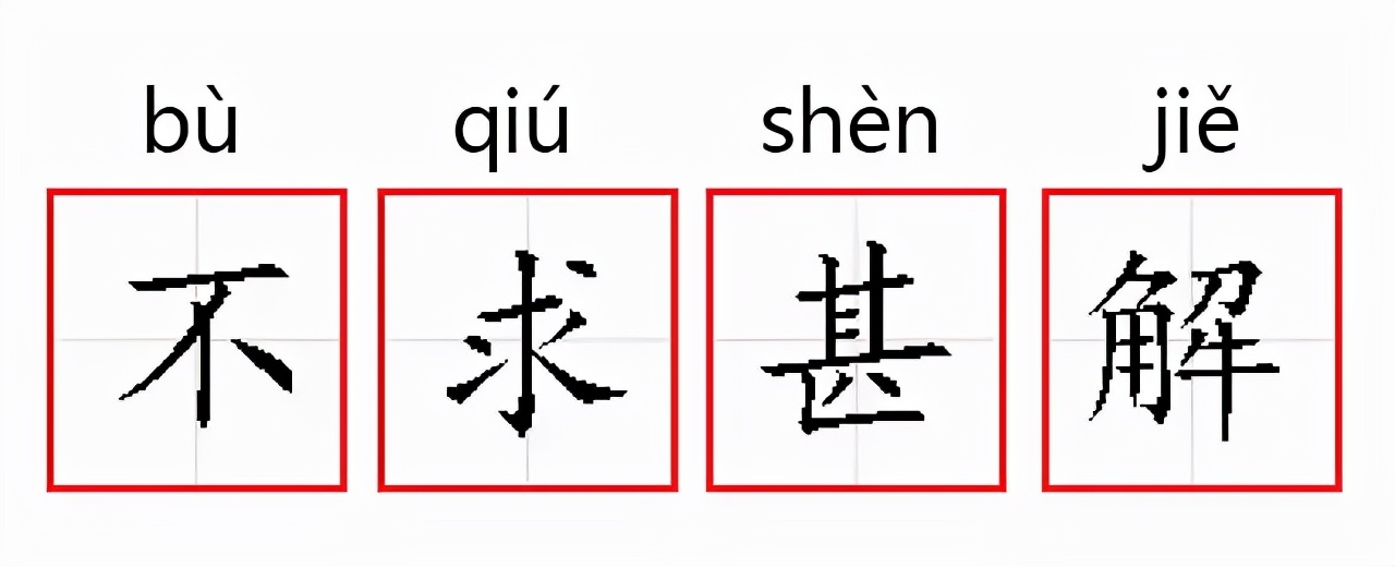 不求甚解的近义词成语,不求甚解成语练习题