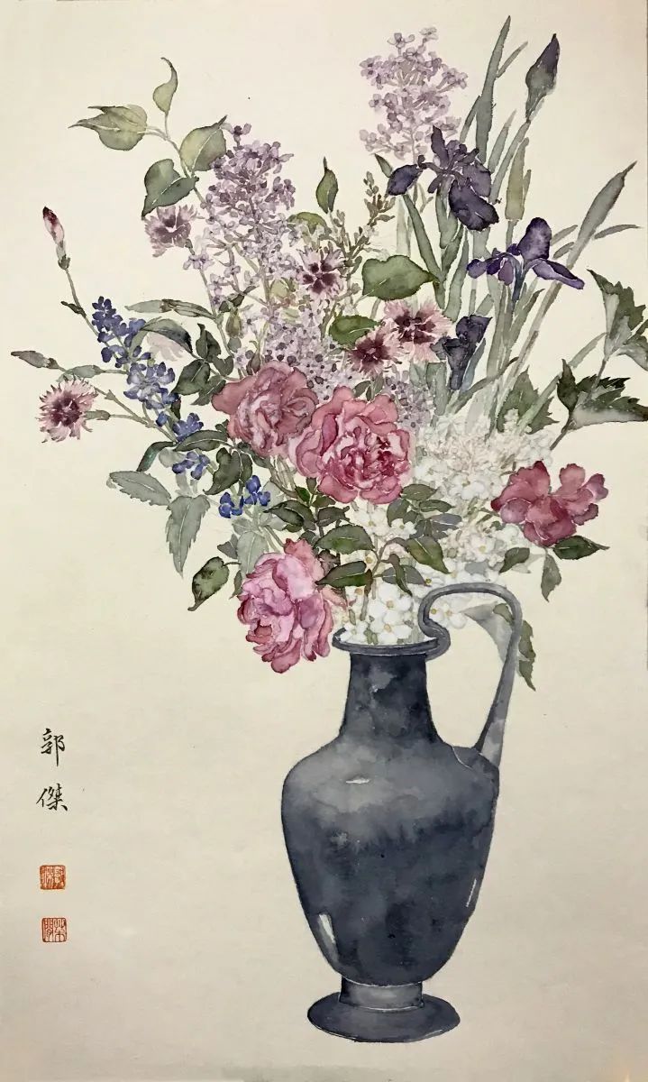 没骨花卉创作,没骨花卉是什么
