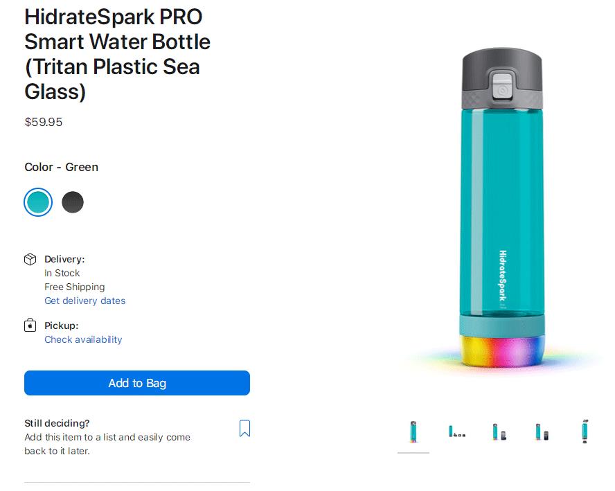 苹果也上架了智能水壶，替代妈妈姥姥们，提醒监控你日常喝水