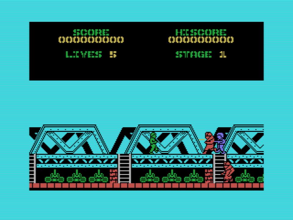 fc经典游戏通关绿色兵团速通,fc十大最难游戏关卡