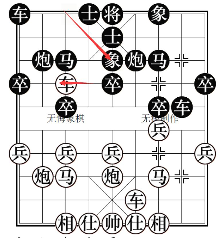 顺炮直车对横车布局讲解合集,顺炮横车对直车三卒