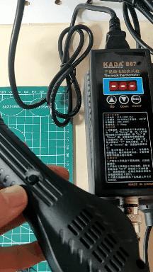 自制电烙铁吹风二合一焊台,电烙铁热风枪二合一拆机