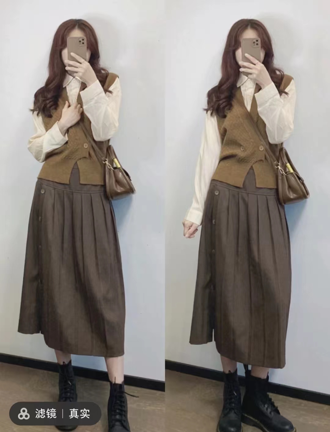 西装长裙搭配西装外套,西装外套配连衣裙气质高级感