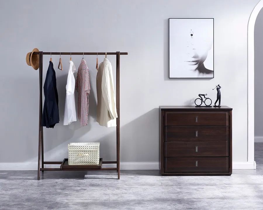 家逸实木衣帽架,实木衣帽架打造居家好帮手
