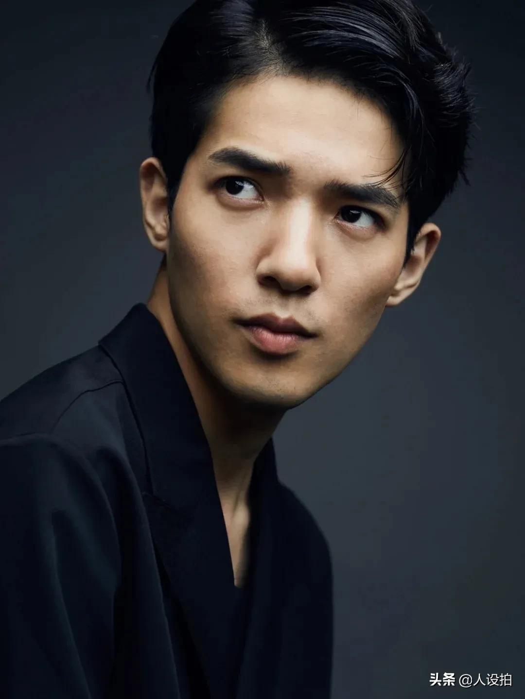 男士肖像艺术照单人外景,男士肖像写真高级质感