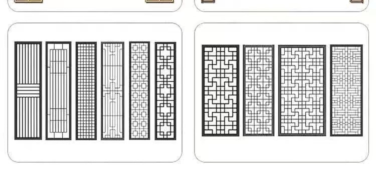 不锈钢木纹热转印屏风,仿木纹铝格栅屏风