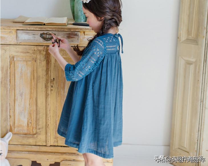 怎么做儿童小碎花连衣裙,女童简单高级感连衣裙