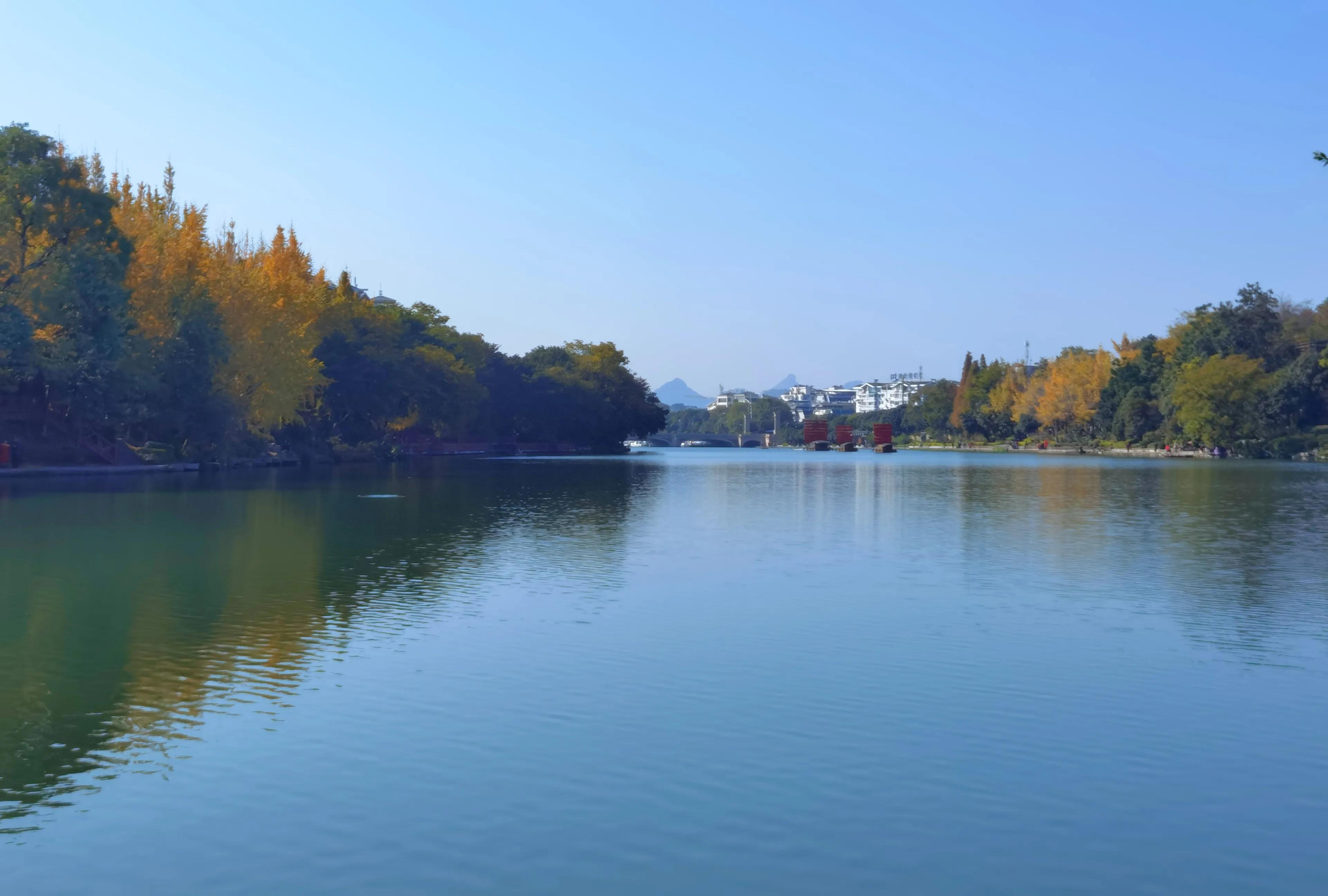 桂林的桂湖在哪里,桂林两江四湖之桂湖