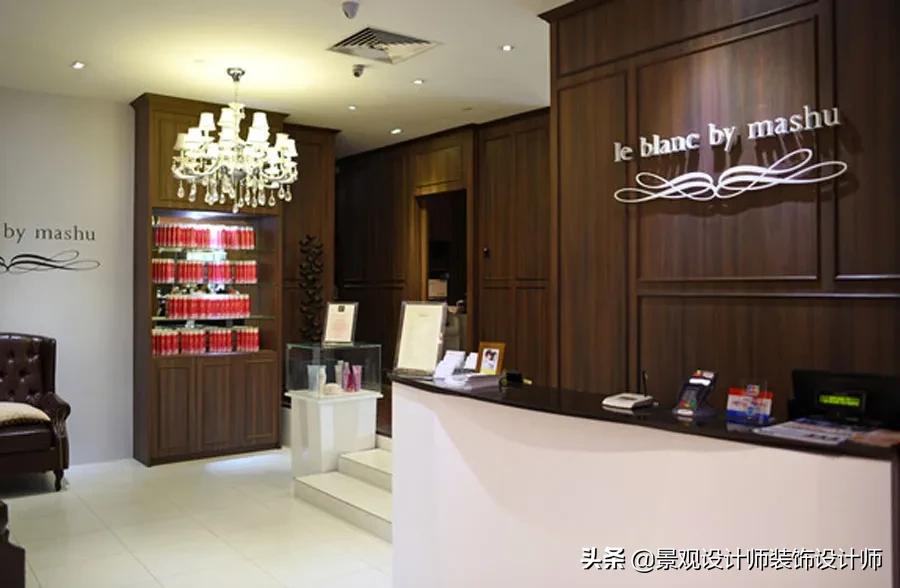 美甲店橱窗设计图片,80平米美甲店设计风格