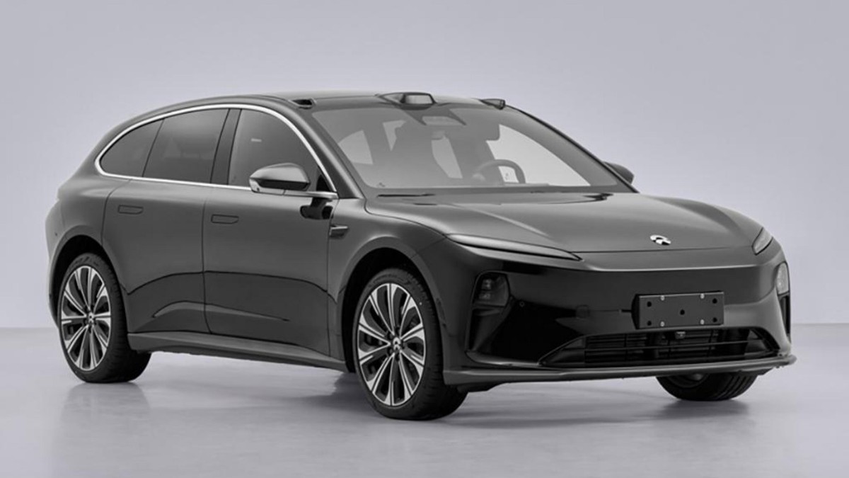 蔚来et5taycan猎装版,蔚来ET5猎装版实车被曝