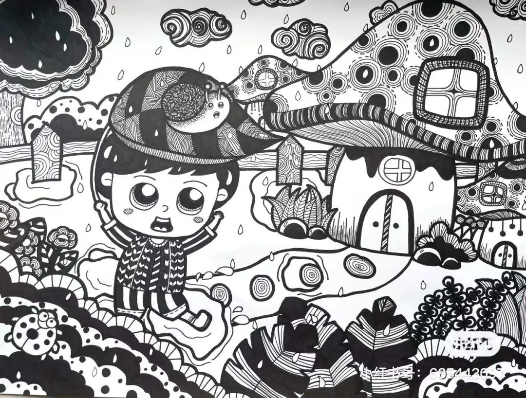 50张设计感十足的创意线描，随手画就能创造美，零基础也可以画