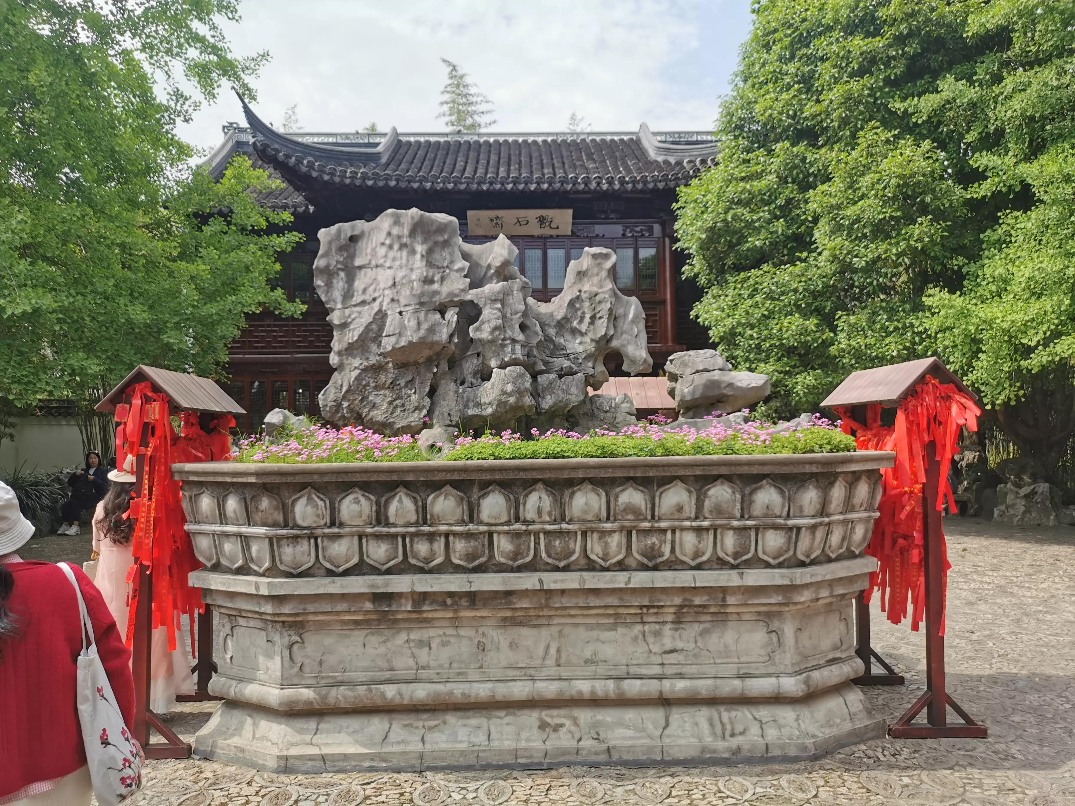 上海园林古猗园,上海古猗园留下美丽景色