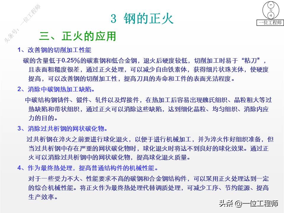 热处理正火和回火区别,热处理工艺正火退火回火