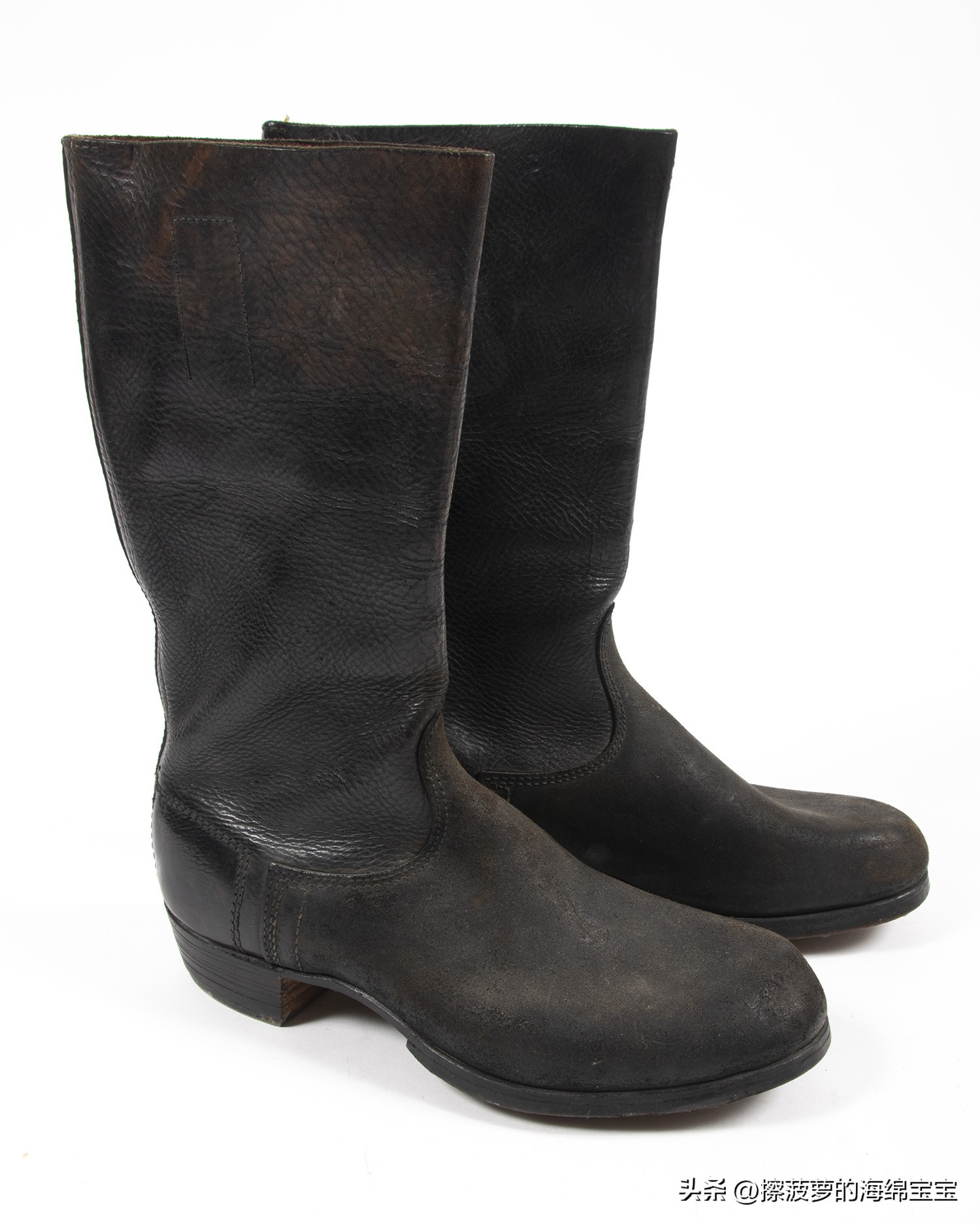 二战时期德国专用军靴,二战德国军靴长筒图片