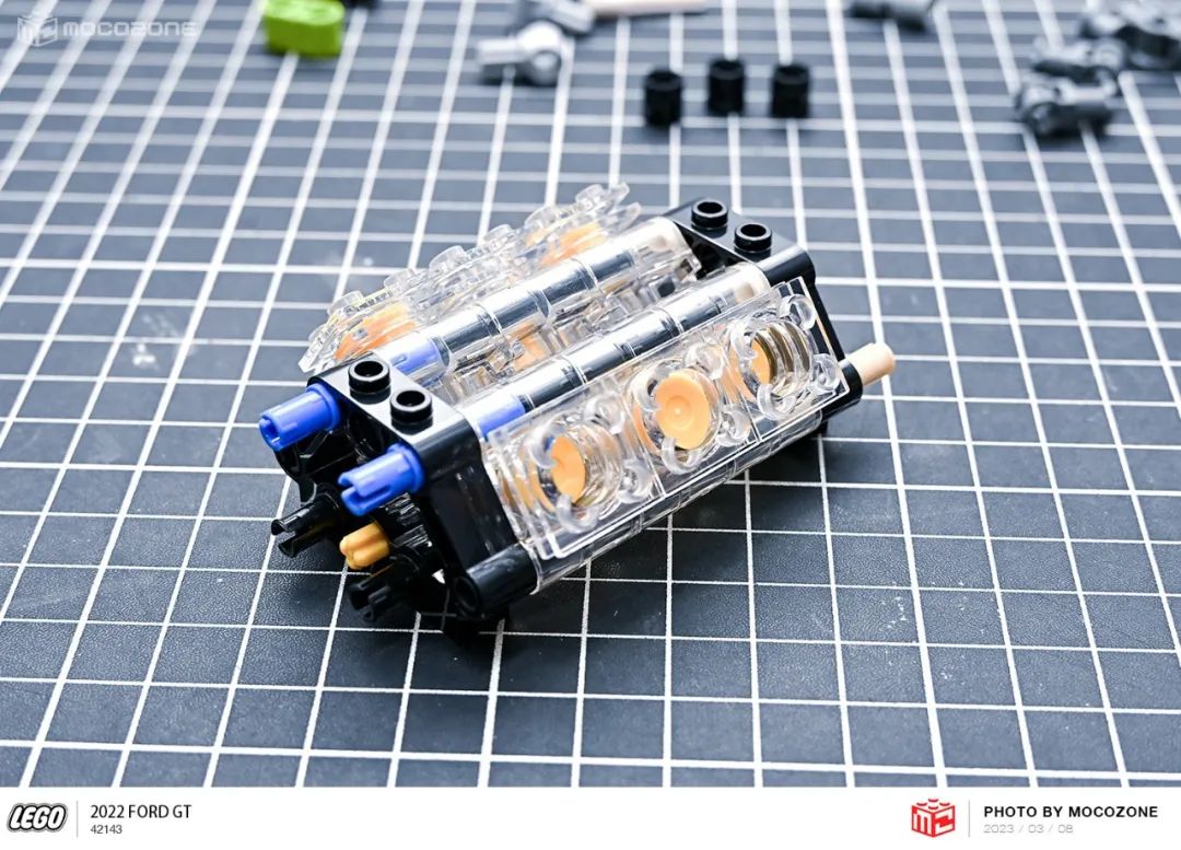 乐高积木福特gt跑车,福特gt2022