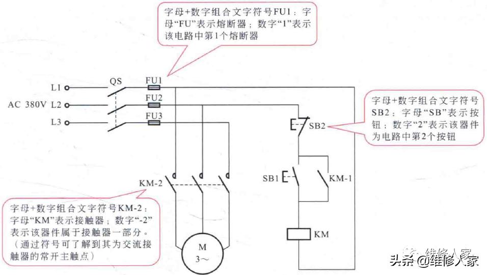 电工基础知识电路图形符号表,基本电工电路符号大全图片