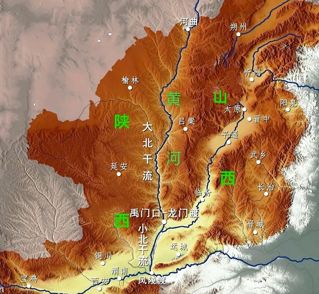 距离最近的两座县城，不仅相隔仅300米，为何还被称为*晋秦**之好？