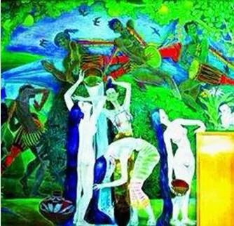 开放之初，霍英东每次到北京都要看一幅画，“在，心就比较踏实”