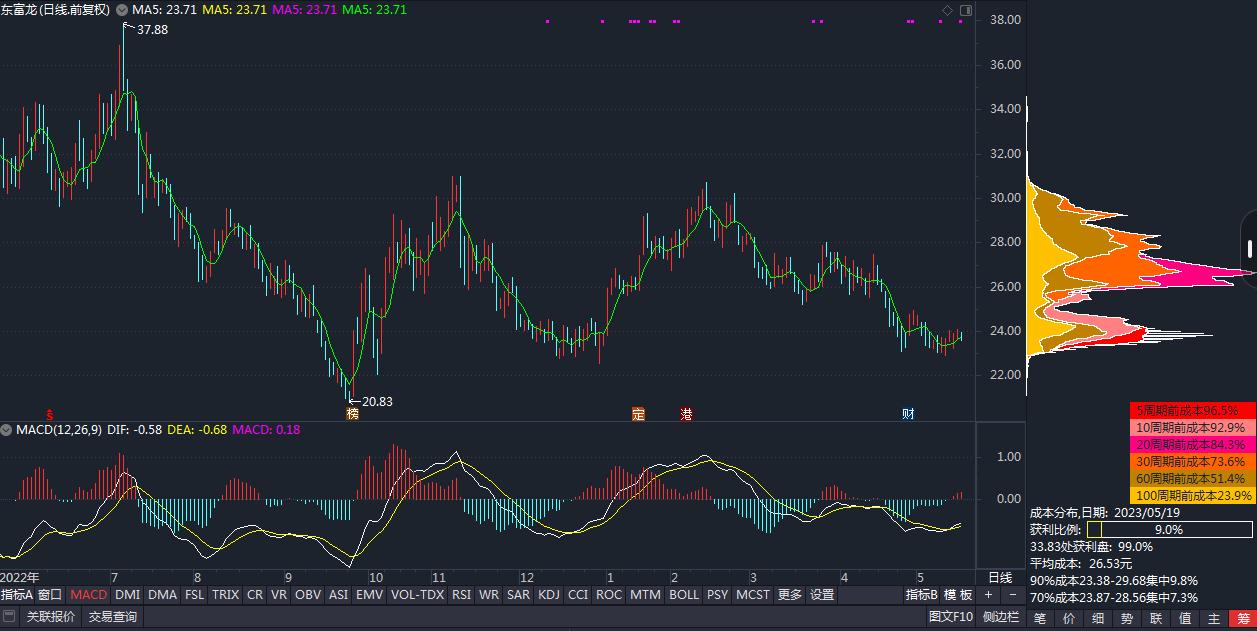 个股002846当前分析,300171东富龙后市目标价