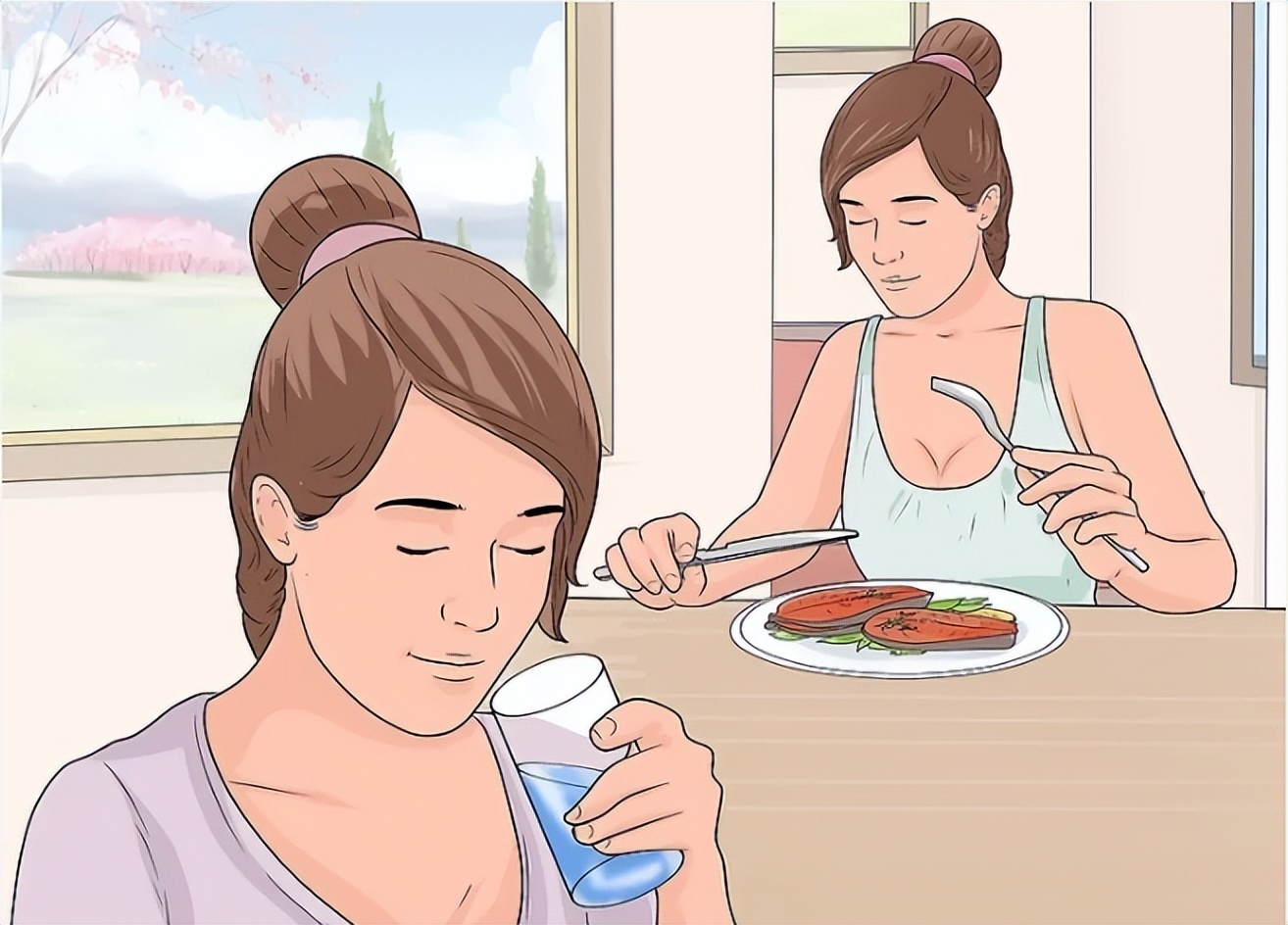 用水减肥的方法,水减肥法