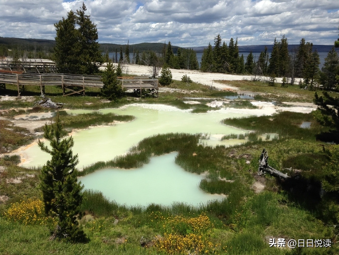 美国黄石国家公园经典风景图片,美国黄石国家公园在地图怎么找