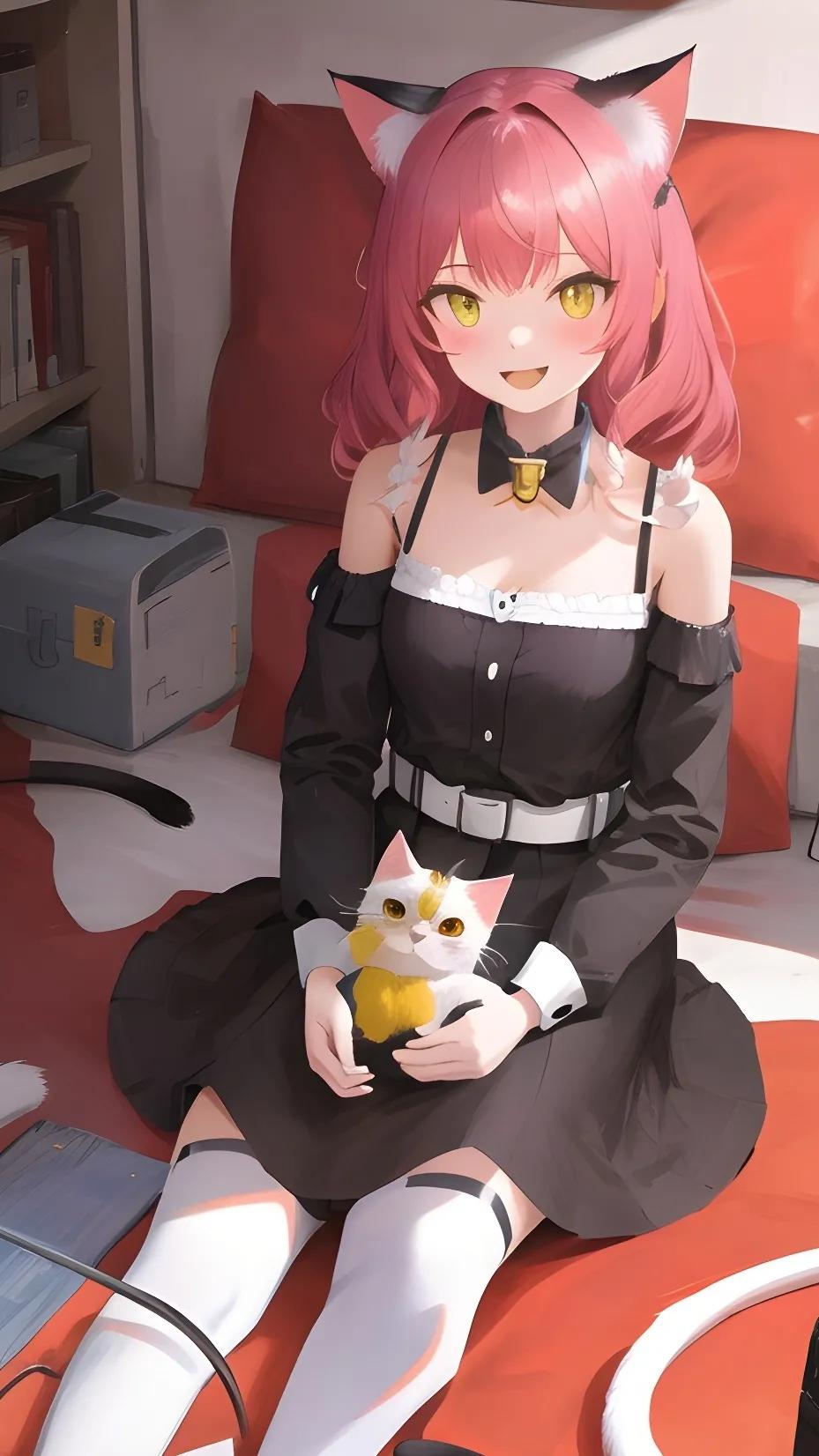 动漫猫壁纸图片大全集,横屏动漫猫壁纸