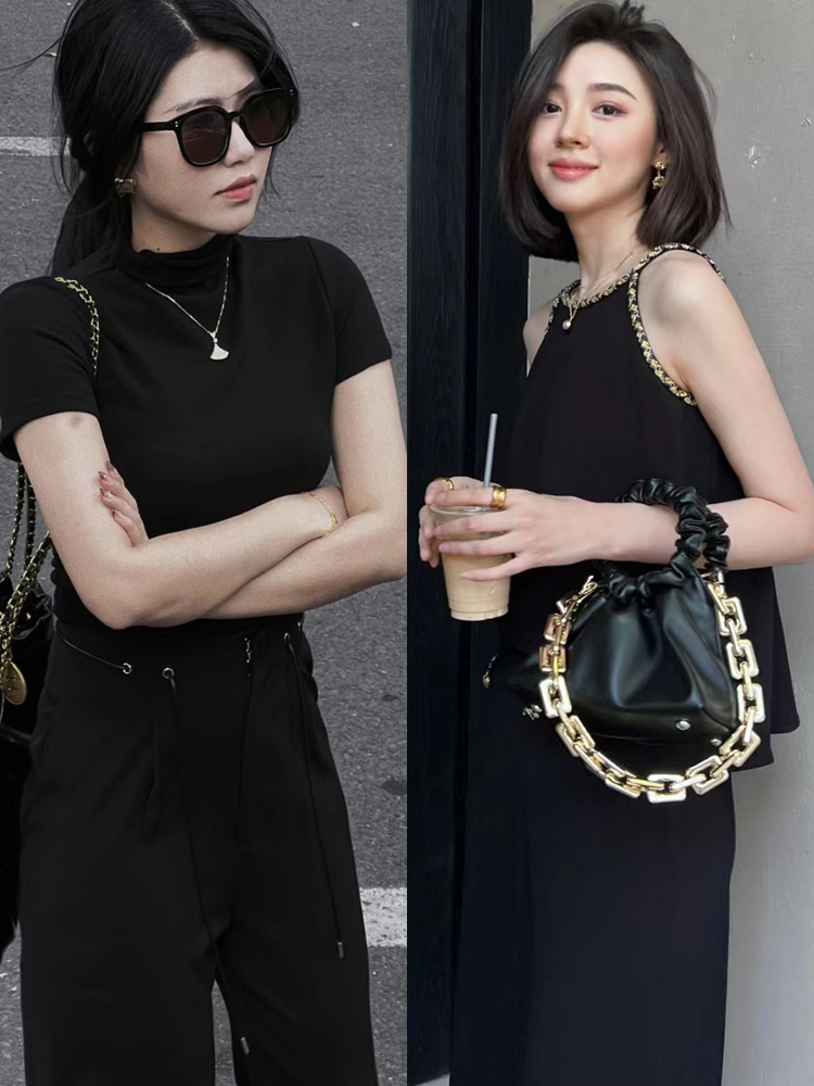 夏天黑怎么穿衣服,夏天黑衣服怎么洗不褪色哦