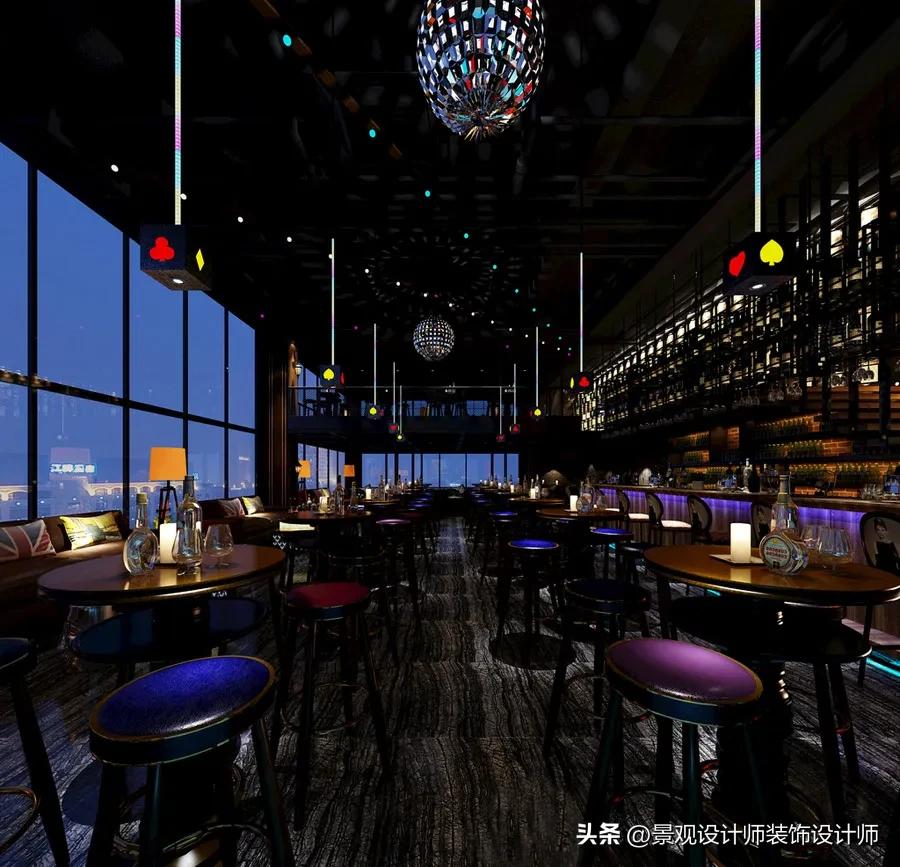 静吧酒吧装修,酒吧俱乐部设计效果图