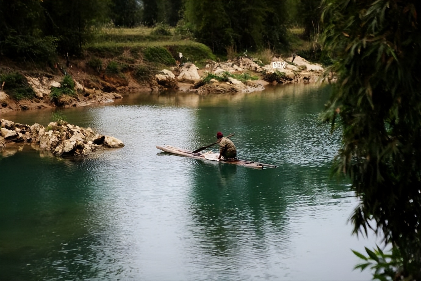 中越边境越南的露天集市,高平集市