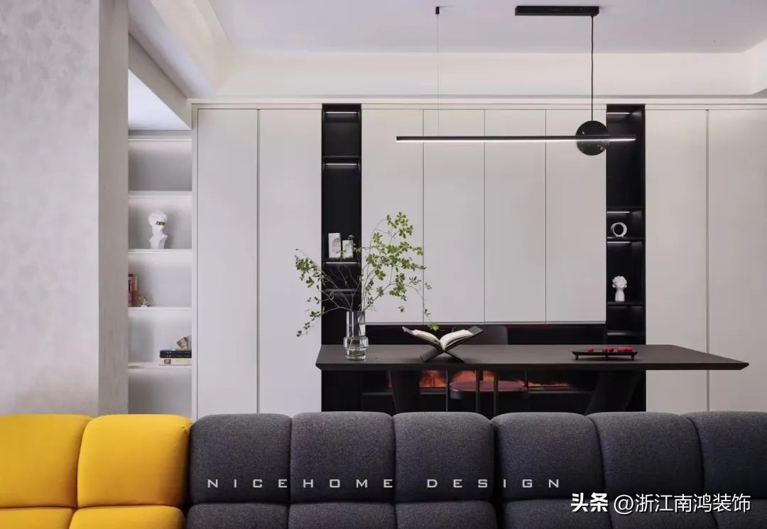 沙发不靠墙想用电动沙发怎么通电,客厅沙发不靠墙与餐厅连着效果图