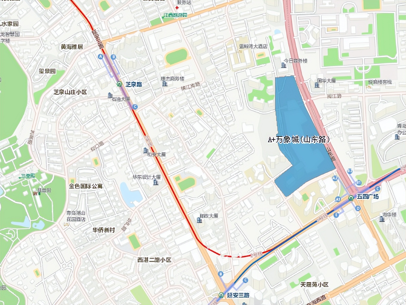 青岛西海岸新区繁华地段商圈,青岛最全的购物广场