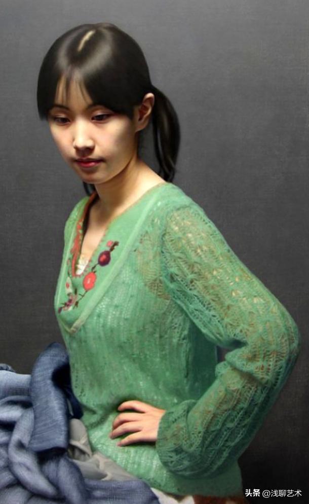 写实派人物画欣赏,超写实主义绘画国内的画家