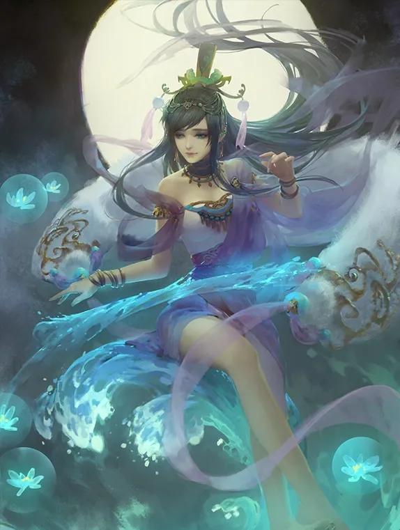 三国杀各武将原画,三国杀女武将和谐皮肤原画