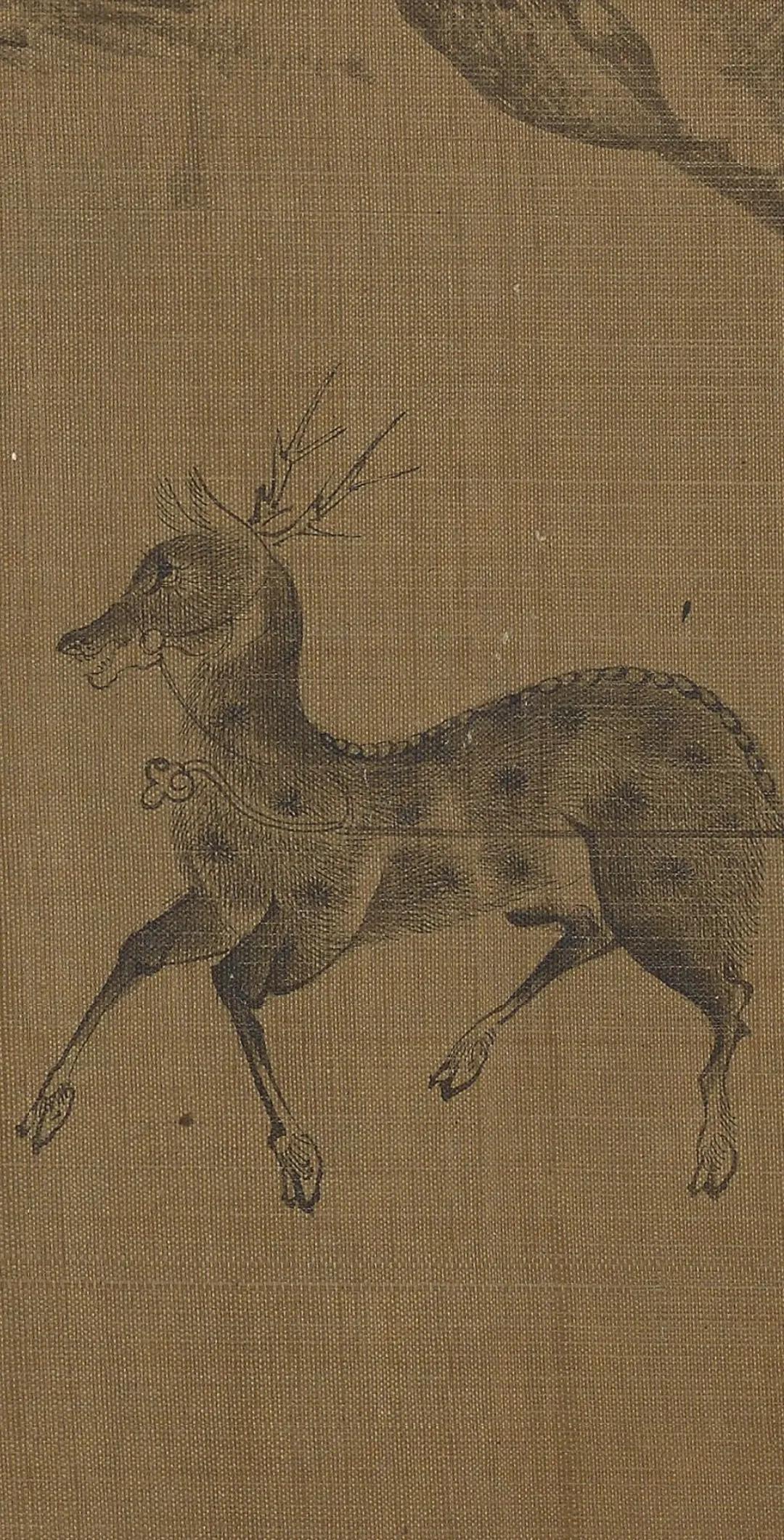 白描十八罗汉图片高清大图,清李公麟白描十八罗汉图