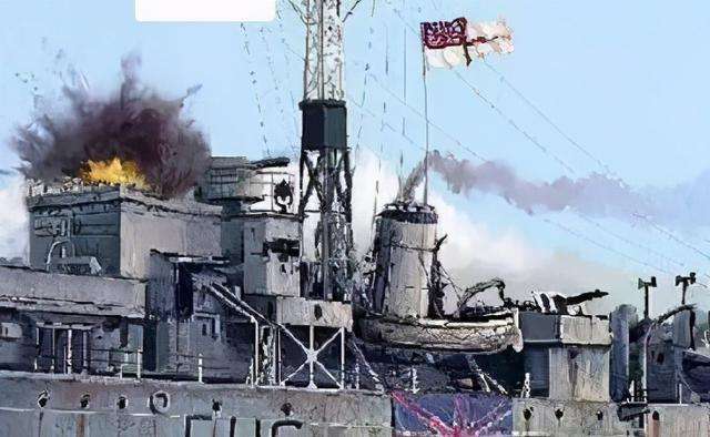 解放军炮轰英军紫石英号战舰片段,1949年解放军炮击英舰紫石英号