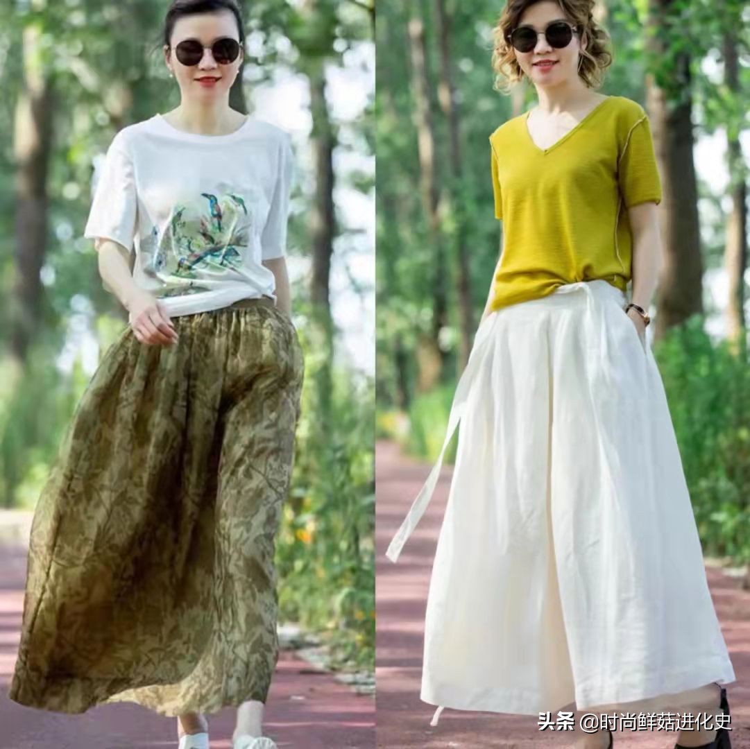 扔掉你的阔腿裤,今年最火阔腿裤气质高腰裤