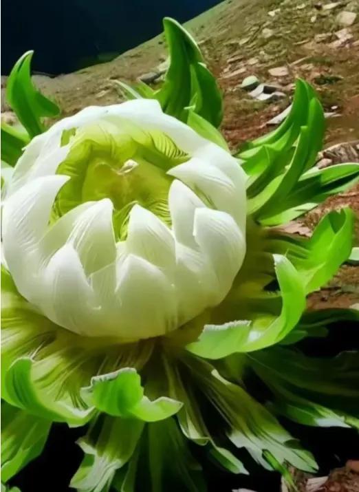 *疆新**开的最早的花——白番红花