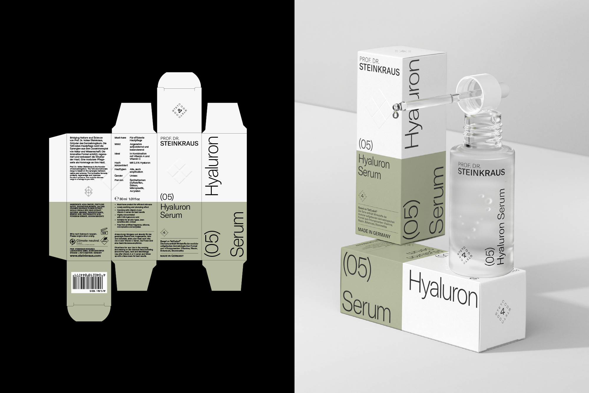 Dr.Steinkraus护肤品包装设计via:MariusFahrnerDesign