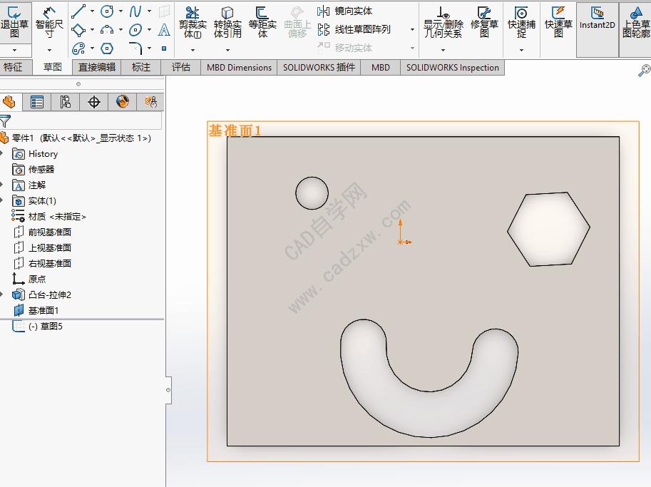 solidworks草图怎么转化为实体,solidworks草图交叉点怎么捕捉