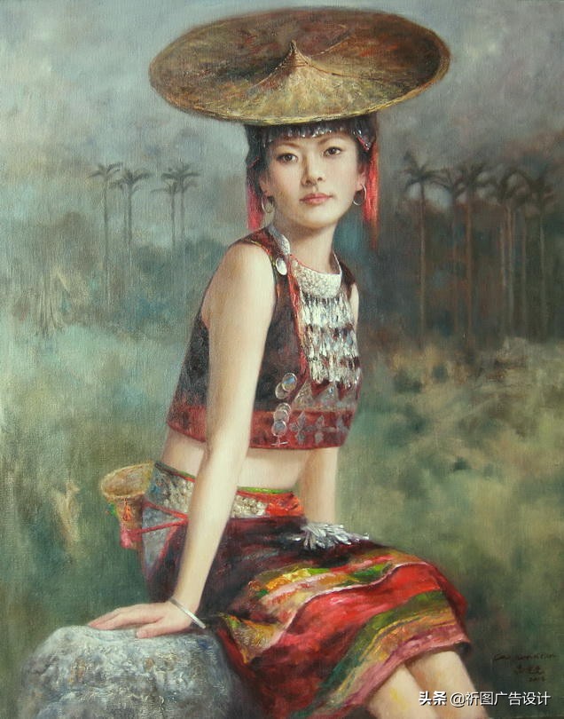 中国艺术人物油画欣赏,中国油画人物大师作品欣赏